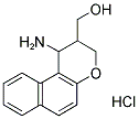 (1-AMINO-2,3-DIHYDRO-1H-BENZO[F]CHROMEN-2-YL)-METHANOL HCL Struktur