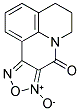 8-OXO-5,6-DIHYDRO-4H,8H-[1,2,5]OXADIAZOLO[3,4-C]PYRIDO[3,2,1-IJ]QUINOLIN-9-IUM-9-OLATE Struktur