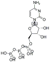 CYTIDINE 5'-TRIPHOSPHATE, [ALPHA-33P]- Struktur