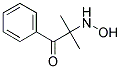 2-HYDROXYAMINO-2-METHYL-1-PHENYLPROPAN-1-ONE Struktur