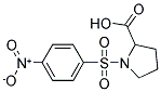 1-[(4-NITROPHENYL)SULFONYL]PYRROLIDINE-2-CARBOXYLIC ACID Struktur