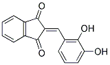 2-((2,3-DIHYDROXYPHENYL)METHYLENE)INDANE-1,3-DIONE Struktur