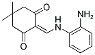 2-[(2-AMINOANILINO)METHYLENE]-5,5-DIMETHYL-1,3-CYCLOHEXANEDIONE Struktur