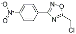 5-CHLOROMETHYL-3-(4-NITRO-PHENYL)-[1,2,4]OXADIAZOLE Struktur