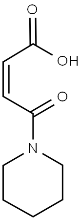 (2Z)-4-OXO-4-PIPERIDIN-1-YLBUT-2-ENOIC ACID Struktur