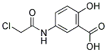 5-(2-CHLORO-ACETYLAMINO)-2-HYDROXY-BENZOIC ACID Struktur