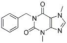 1-BENZYLTHEOBROMINE Struktur