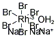 SODIUM HEXABROMORHODATE (III) Struktur