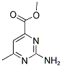 2-AMINO-6-METHYL-PYRIMIDINE-4-CARBOXYLIC ACID METHYL ESTER Struktur