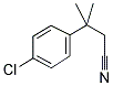 P CHLORO PHENYL ISOVALERO NITRILE Struktur