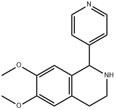 6,7-DIMETHOXY-1-PYRIDIN-4-YL-1,2,3,4-TETRAHYDRO-ISOQUINOLINE Struktur