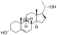 5-PREGNEN-3-ALPHA, 20-ALPHA-DIOL Struktur