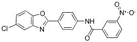 N-[4-(5-CHLORO-BENZOOXAZOL-2-YL)-PHENYL]-3-NITRO-BENZAMIDE Struktur