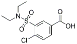 4-CHLORO-3-DIETHYLSULFAMOYL-BENZOIC ACID Struktur