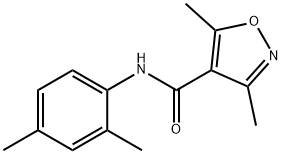 N-(2,4-DIMETHYLPHENYL)-3,5-DIMETHYL-4-ISOXAZOLECARBOXAMIDE Struktur