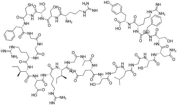 ATRIAL NATRIURETIC PEPTIDE (126-150) (RAT) Struktur