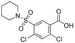 2,4-DICHLORO-5-(PIPERIDINE-1-SULFONYL)-BENZOIC ACID Struktur