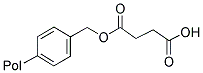 HOOC-CH2-CH2-COO-CH2-PH-POLYMER Struktur