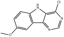 1-CHLORO-6-METHOXY-9H-2,4,9-TRIAZA-FLUORENE Struktur