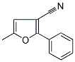 3-CYANO-5-METHYL-2-PHENYLFURAN Struktur