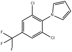 1-[2,6-DICHLORO-4-(TRIFLUOROMETHYL)PHENYL]-1H-PYRROLE Struktur