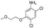 2,4-DICHLORO-5-(2-METHOXYETHOXY)ANILINE Struktur