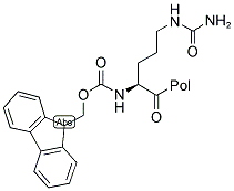 FMOC-CIT-P-ALKOXYBENZYL ALCOHOL RESIN Struktur