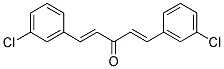 1,5-DI(3-CHLOROPHENYL)PENTA-1,4-DIEN-3-ONE Struktur