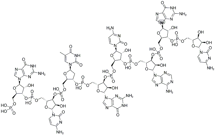 GCTGCAGC, 5'-PHOSPHORYLATED Struktur