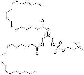 1,2-DI6-CIS-OCTADECENOYL-SN-GLYCERO-3-PHOSPHOCHOLINE Struktur