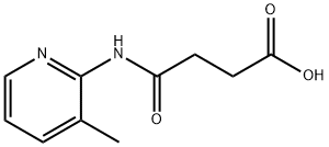 4-[(3-METHYLPYRIDIN-2-YL)AMINO]-4-OXOBUTANOIC ACID Struktur