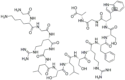 GLY-LYS-GLY-ARG-GLY-LEU-SER-LEU-SER-ARG-PHE-SER-TRP-GLY-ALA Struktur