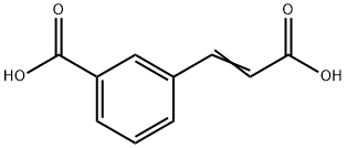 3-CARBOXYCINNAMIC ACID Struktur