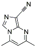 2,4-DIMETHYLIMIDAZO[1,5-A]PYRIMIDINE-8-CARBONITRILE Struktur