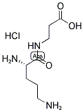 L-ORNITHINE-BETA-ALA HCL Struktur