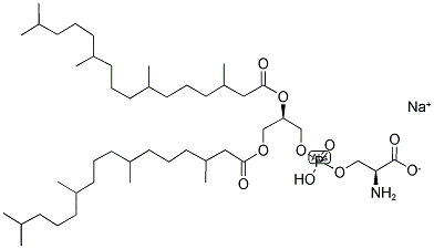 1,2-DIPHYTANOYL-SN-GLYCERO-3-[PHOSPHO-L-SERINE](SODIUM SALT) Struktur