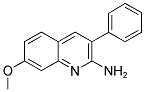 2-AMINO-7-METHOXY-3-PHENYLQUINOLINE Struktur