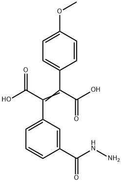 2-(4-METHOXYPHENYL)-4-OXO-4-(2-PHENYLHYDRAZINO)-2-BUTENOIC ACID Struktur