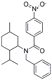 N1-BENZYL-N1-(2-ISOPROPYL-5-METHYLCYCLOHEXYL)-4-NITROBENZAMIDE Struktur