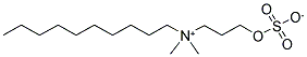 N,N-DIMETHYL-N-[3-(SULFOOXY)PROPYL]-1-DECANAMINIUM HYDROXIDE INNER SALT Struktur