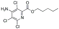 PENTYL 4-AMINO-3,5,6-TRICHLOROPYRIDINE-2-CARBOXYLATE Struktur