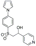 A-[[[4-(PYRROL-1-YL)PHENYL]SULPHONYL]METHYL]-4-PYRIDINEMETHANOL Struktur