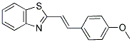 2-(4-METHOXYSTYRYL)-1,3-BENZOTHIAZOLE Struktur