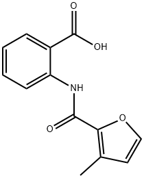 2-[(3-METHYL-2-FUROYL) AMINO] BENZOIC ACID Struktur