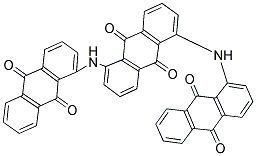 1,5-BIS(ANTHRAQUINONYLAMINO) ANTHRAQUINONE Struktur