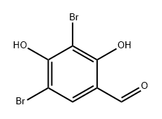 3,5-DIBROMO-2,4-DIHYDROXYBENZALDEHYDE Struktur