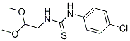 N-(4-CHLOROPHENYL)-N'-(2,2-DIMETHOXYETHYL)THIOUREA Struktur