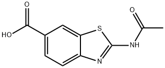 2-ACETYLAMINO-BENZOTHIAZOLE-6-CARBOXYLIC ACID Struktur