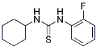 N-CYCLOHEXYL-N'-(2-FLUOROPHENYL)THIOUREA Struktur