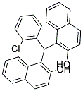 1-[(2-CHLOROPHENYL)(2-HYDROXY-1-NAPHTHYL)METHYL]-2-NAPHTHOL Struktur